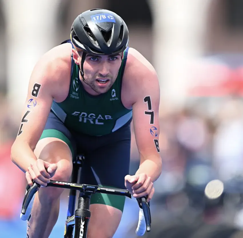 James Edgar 2025 World Triathlon Championships Final Prep Race